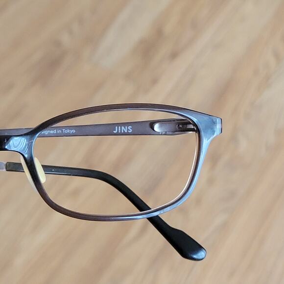 Jins J!NS Eyewear LRF-15A-405b 85 52-17-146 Metal Eyeglasses Frame - Picture 9 of 10